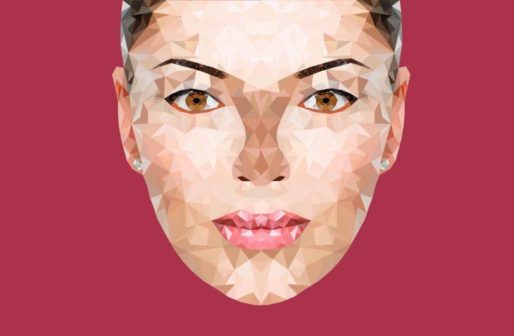 Low Poly Face-01